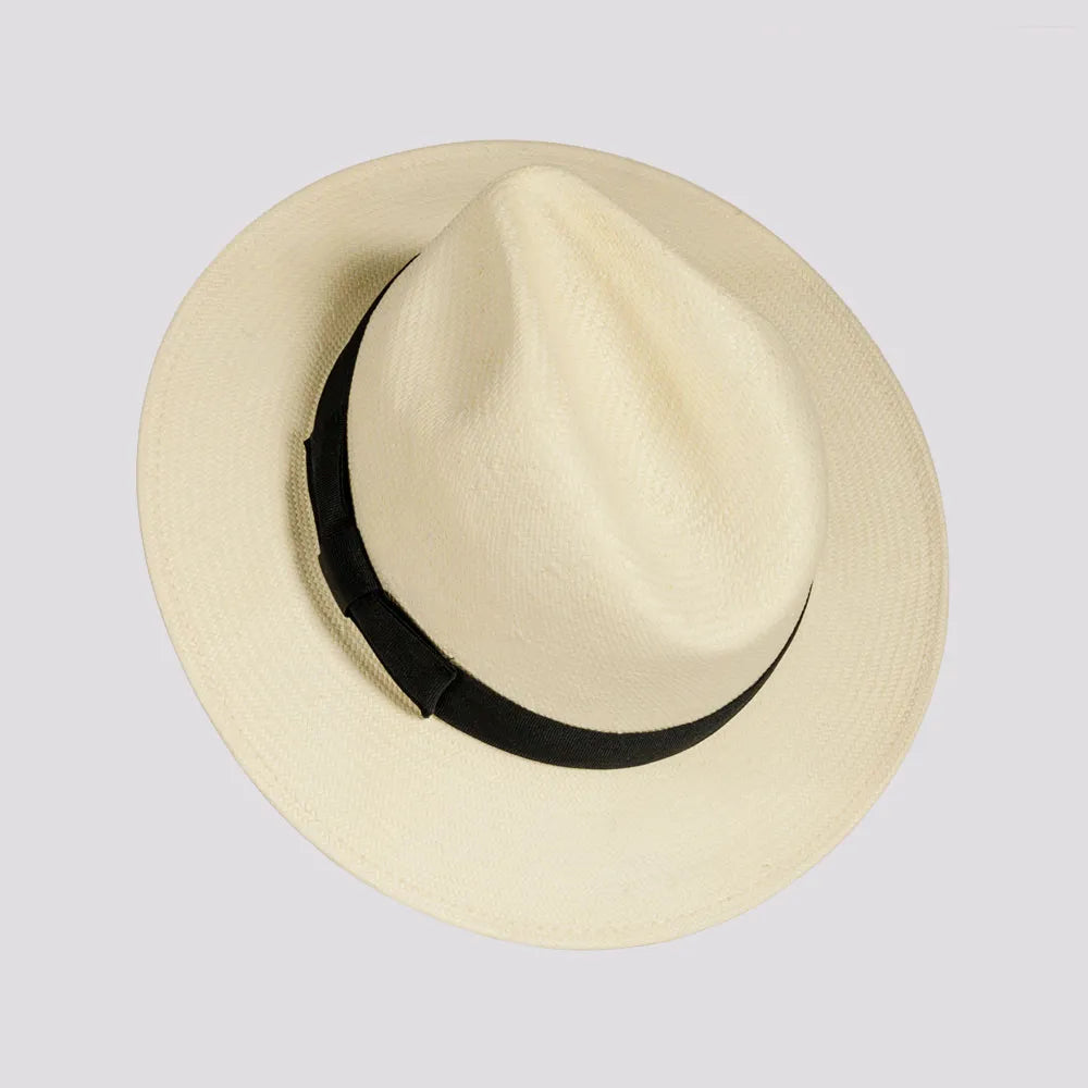 Havana | Mens Toyo Straw Fedora Hat with Downturned Brim