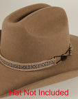 Hidalgo Hat Band on a tan hat