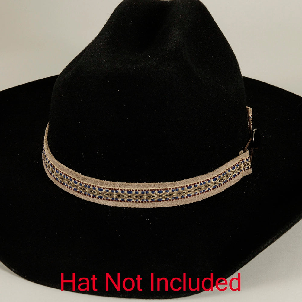 Hidalgo Hat Band on a black hat