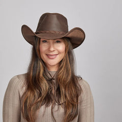 Brown Cowgirl Hat | Cowgirl Hats Brown | Brown Cowgirl Hats  display picture 1