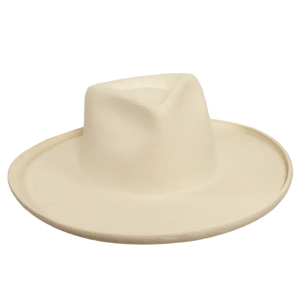 Medellin | Mens White Panama Fedora Hat by American Hat Makers