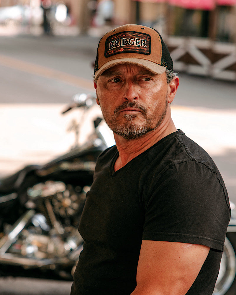 Burnt Ridge | Mens Camel Ball Cap