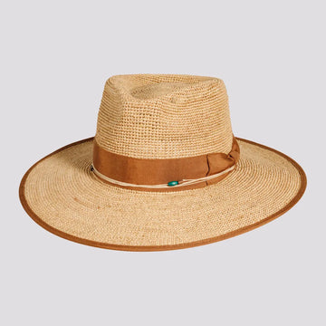 Inari | Womens Natural Crocheted Raffia Straw Sun Hat