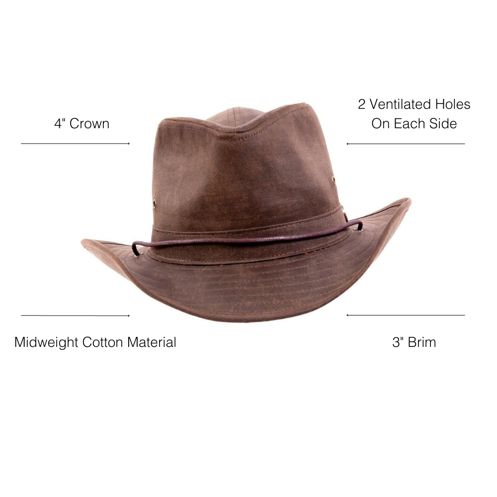 Irwin Mens Western Outback Fedora Hat by American Hat Makers