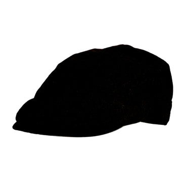 Jace | Mens Black Wool Felt Ivy Cap