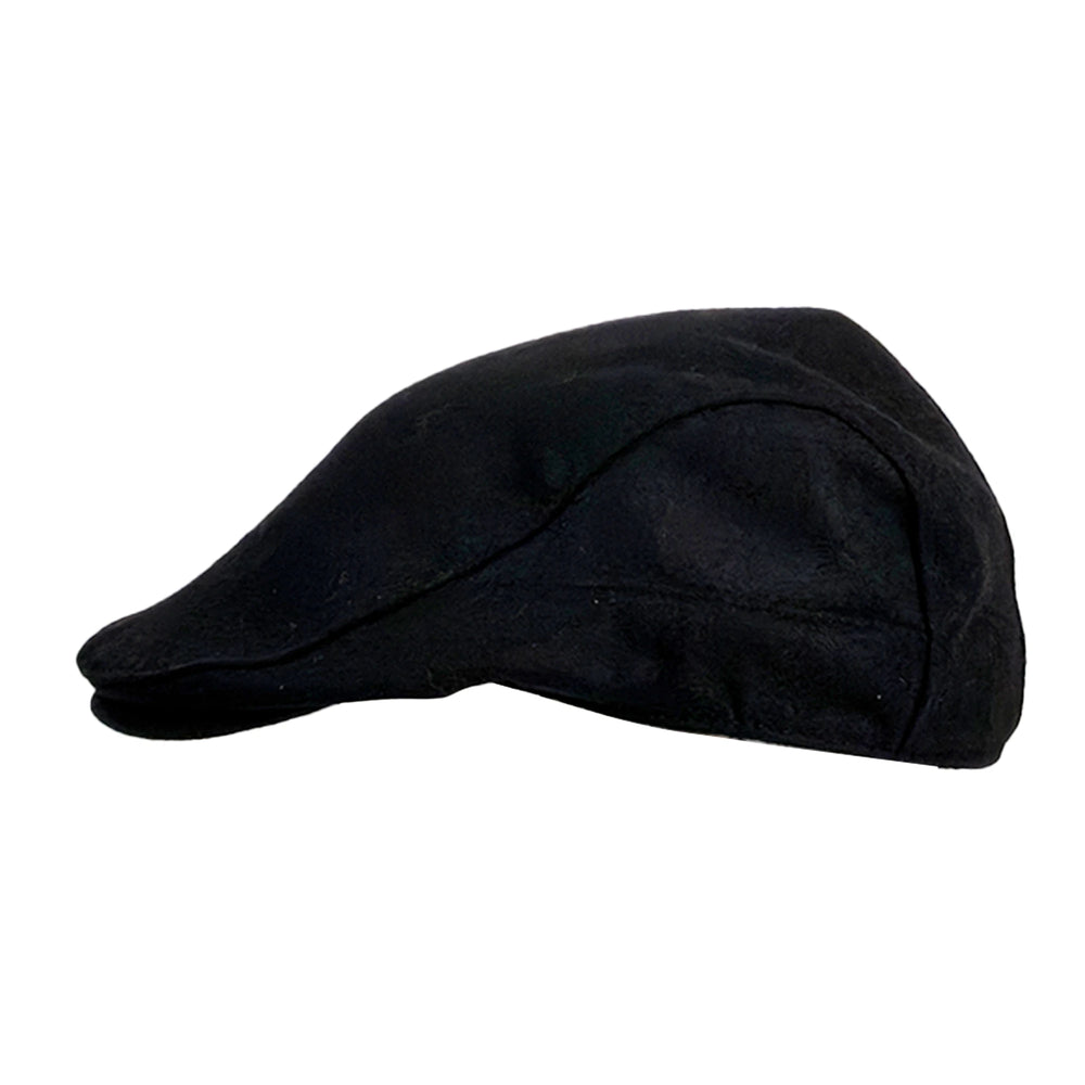 Jace | Mens Black Wool Felt Ivy Cap