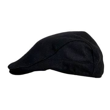 Jace | Mens Black Wool Felt Ivy Cap