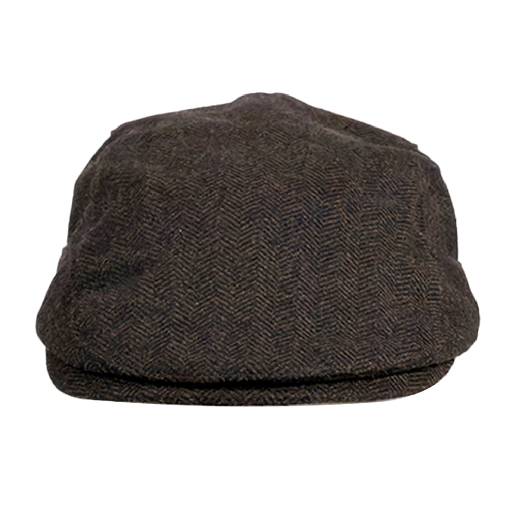 Jace | Womens Brown Wool Felt Ivy Cap
