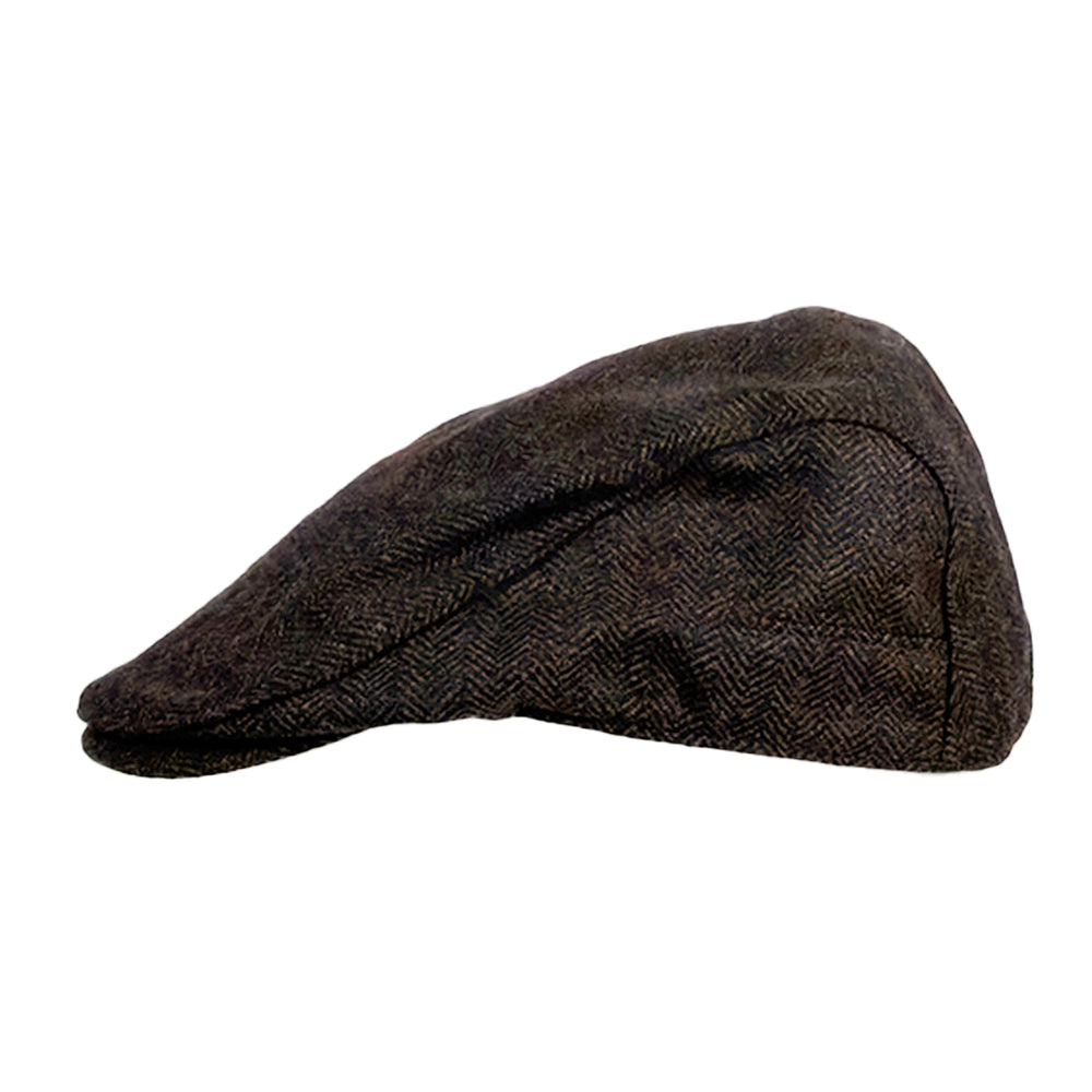Jace | Womens Brown Wool Felt Ivy Cap