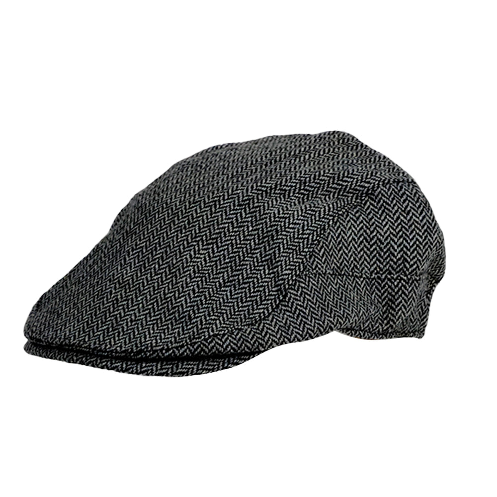 Jace | Mens Gray Wool Felt Ivy Cap