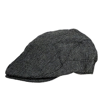 Jace | Mens Gray Wool Felt Ivy Cap