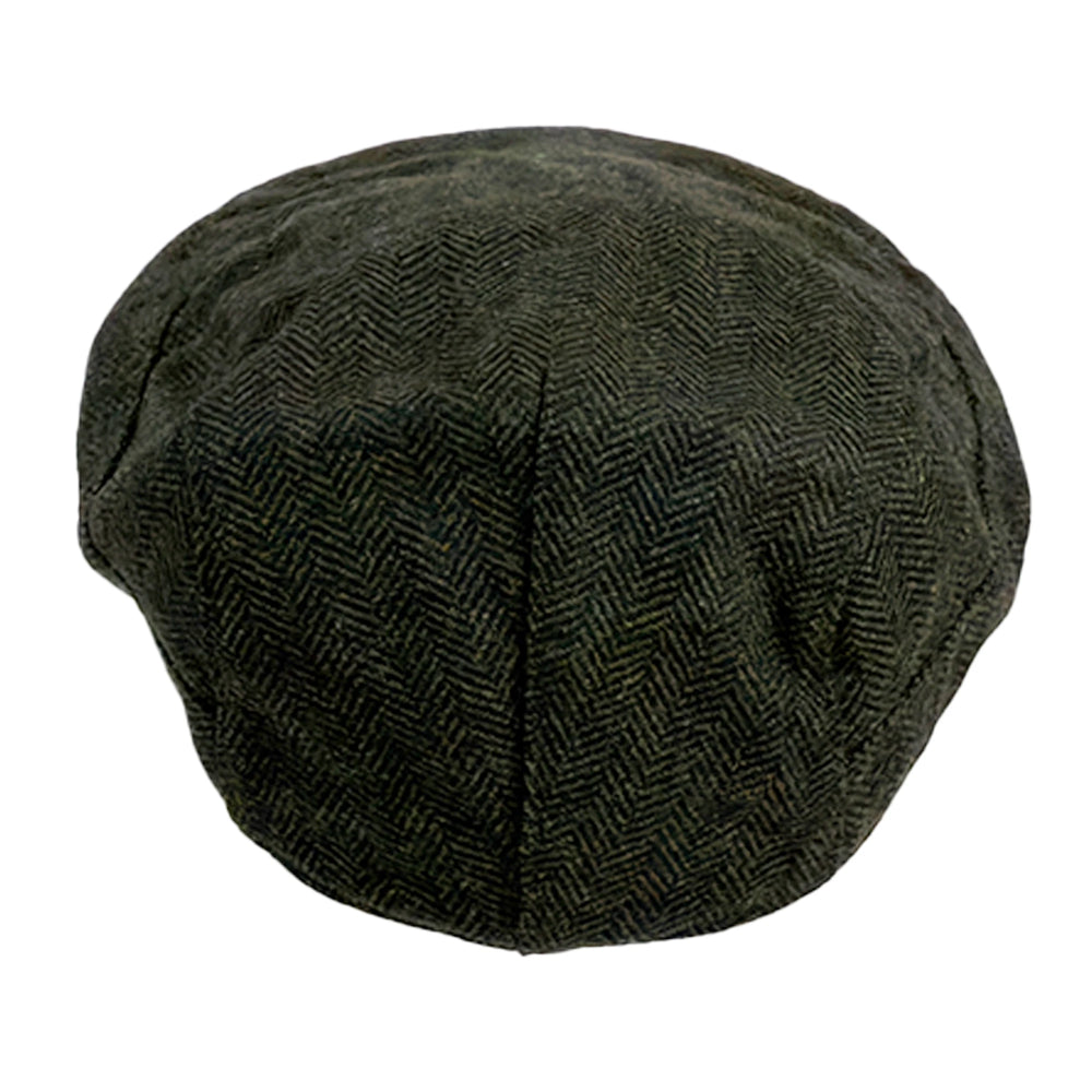 Jace | Mens Olive Wool Felt Ivy Cap