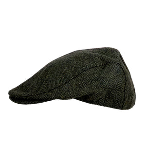 Jace | Womens Olive Wool Felt Ivy Cap