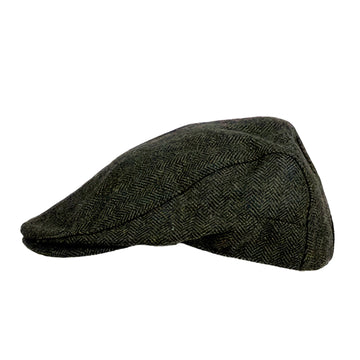 Jace | Mens Olive Wool Felt Ivy Cap