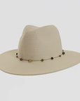 Jewel Toast Sun Straw Hat Side View