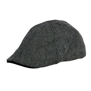 Jude | Mens Charcoal Wool Felt Ivy Cap