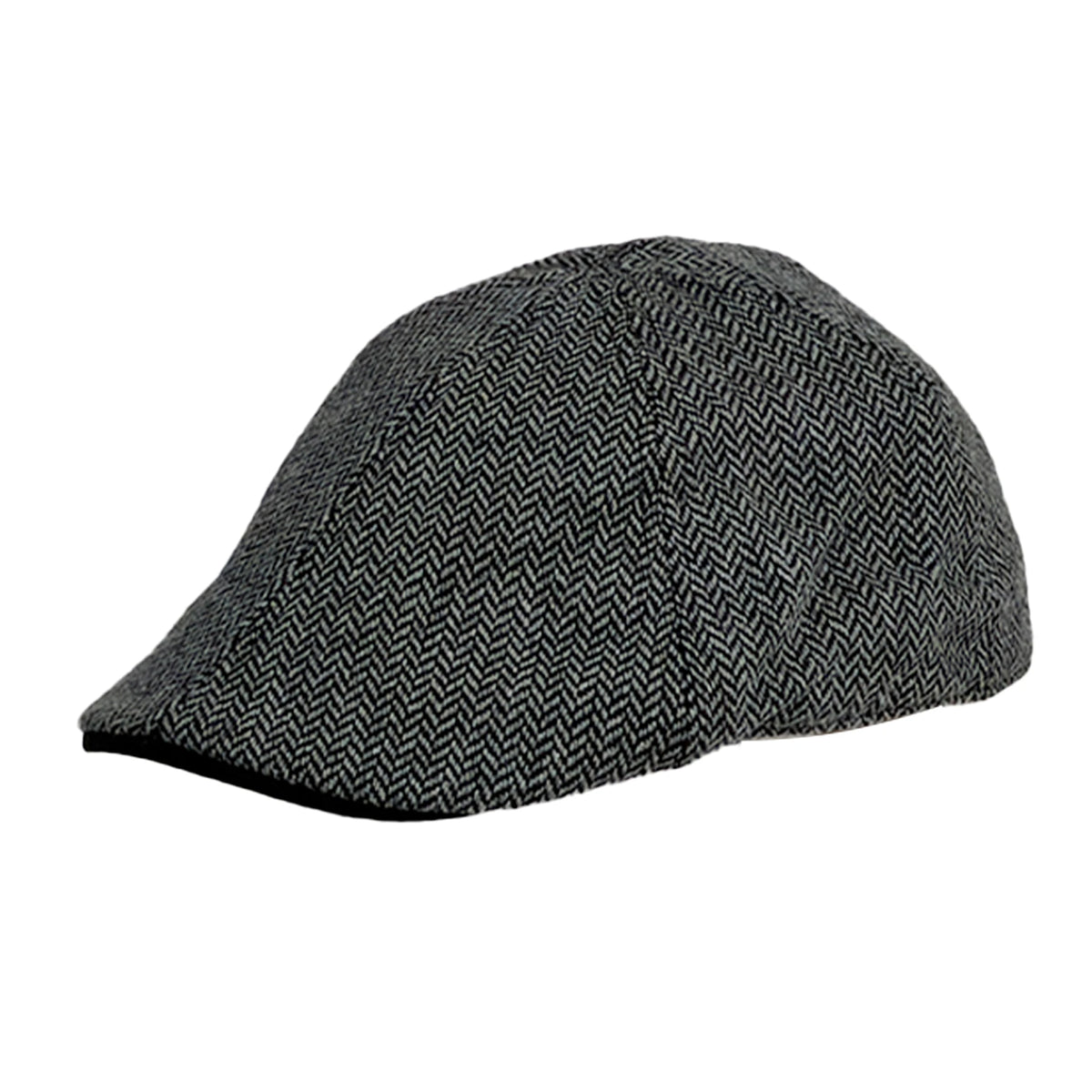Jude | Womens Charcoal Wool Felt Ivy Cap