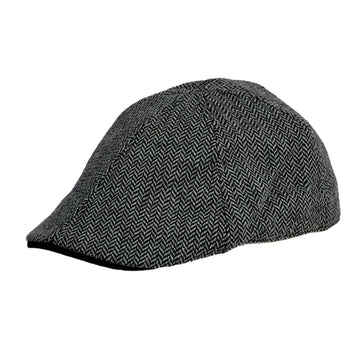 Jude | Womens Charcoal Wool Felt Ivy Cap