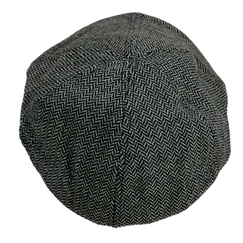 Jude | Womens Charcoal Wool Felt Ivy Cap