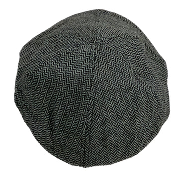 Jude | Womens Charcoal Wool Felt Ivy Cap