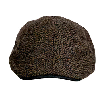 Jude | Mens Brown Wool Felt Ivy Cap