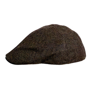 Jude | Mens Brown Wool Felt Ivy Cap