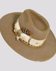 Justice | Womens Wool Felt Outback Fedora Hat