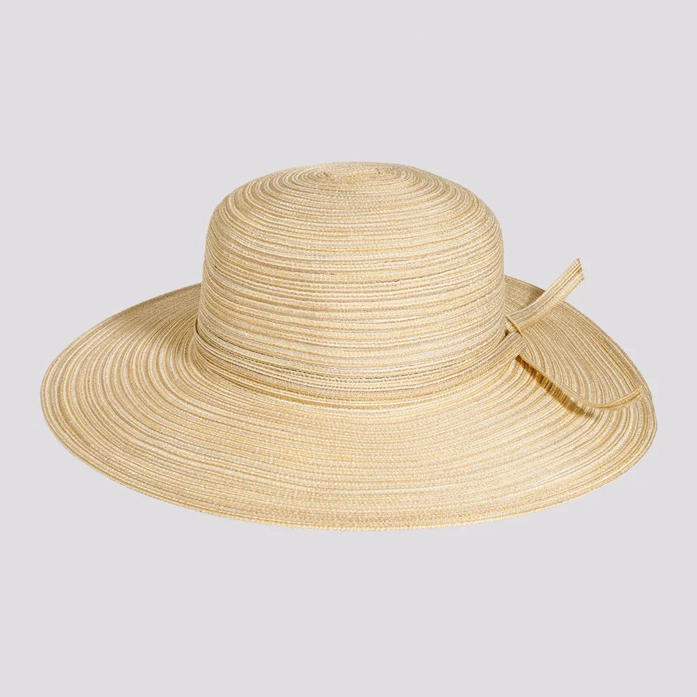 Kaira | Womens Sewn Polybraid Wide Brim Sun Hat