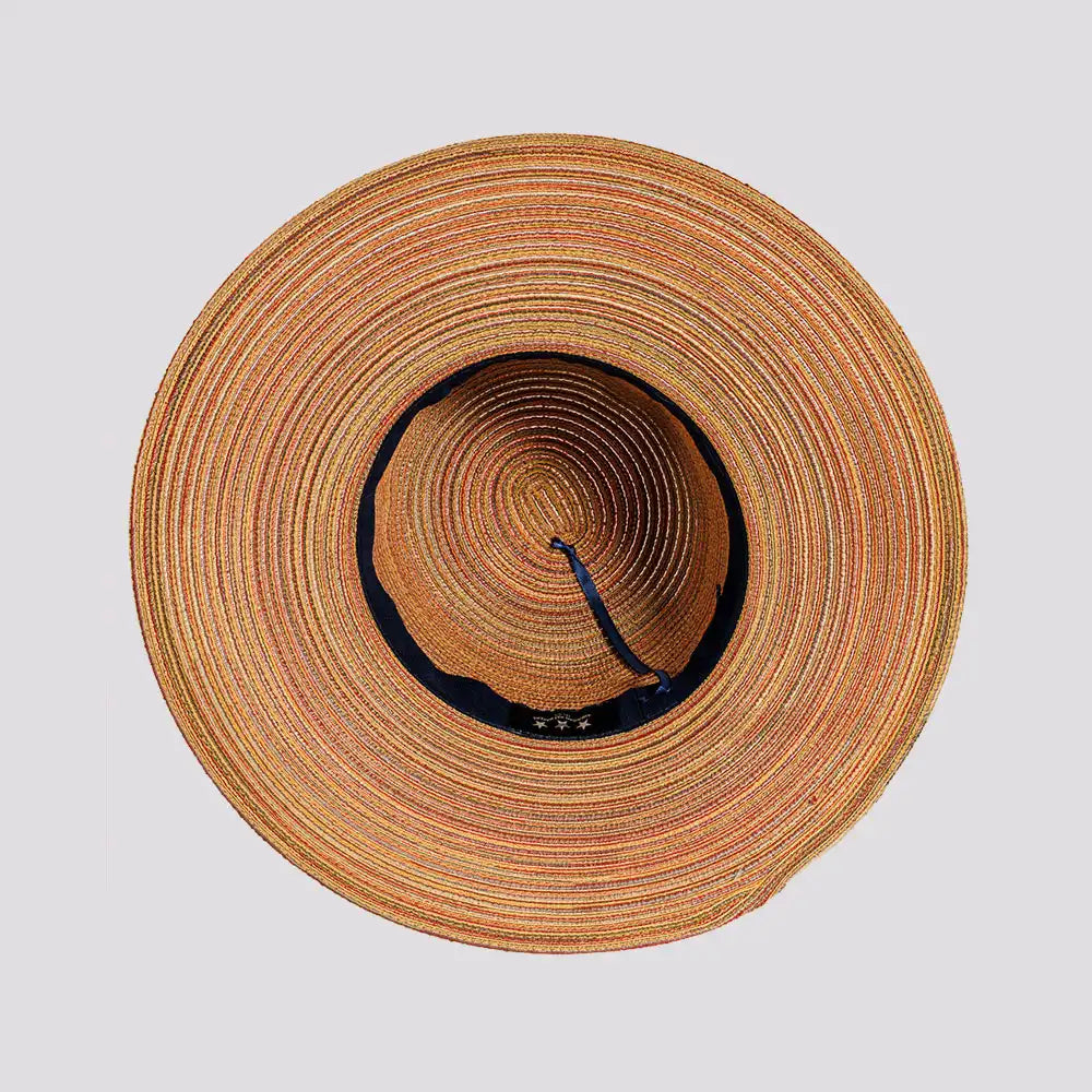 Kaira | Womens Sewn Polybraid Wide Brim Sun Hat