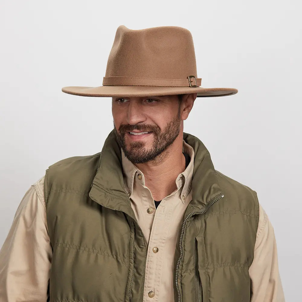 Lassen | Mens Felt Outback Hat