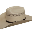 lasso ivory straw cowboy hat angled view