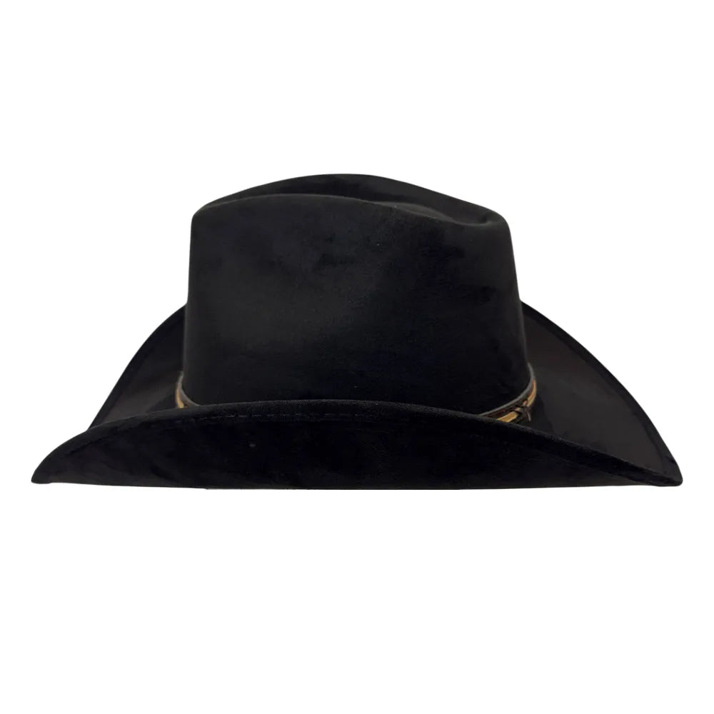 Lawman | Womens Faux Suede Cowgirl Hat