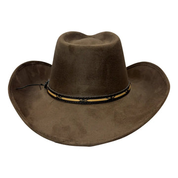 Lawman | Womens Faux Suede Cowgirl Hat