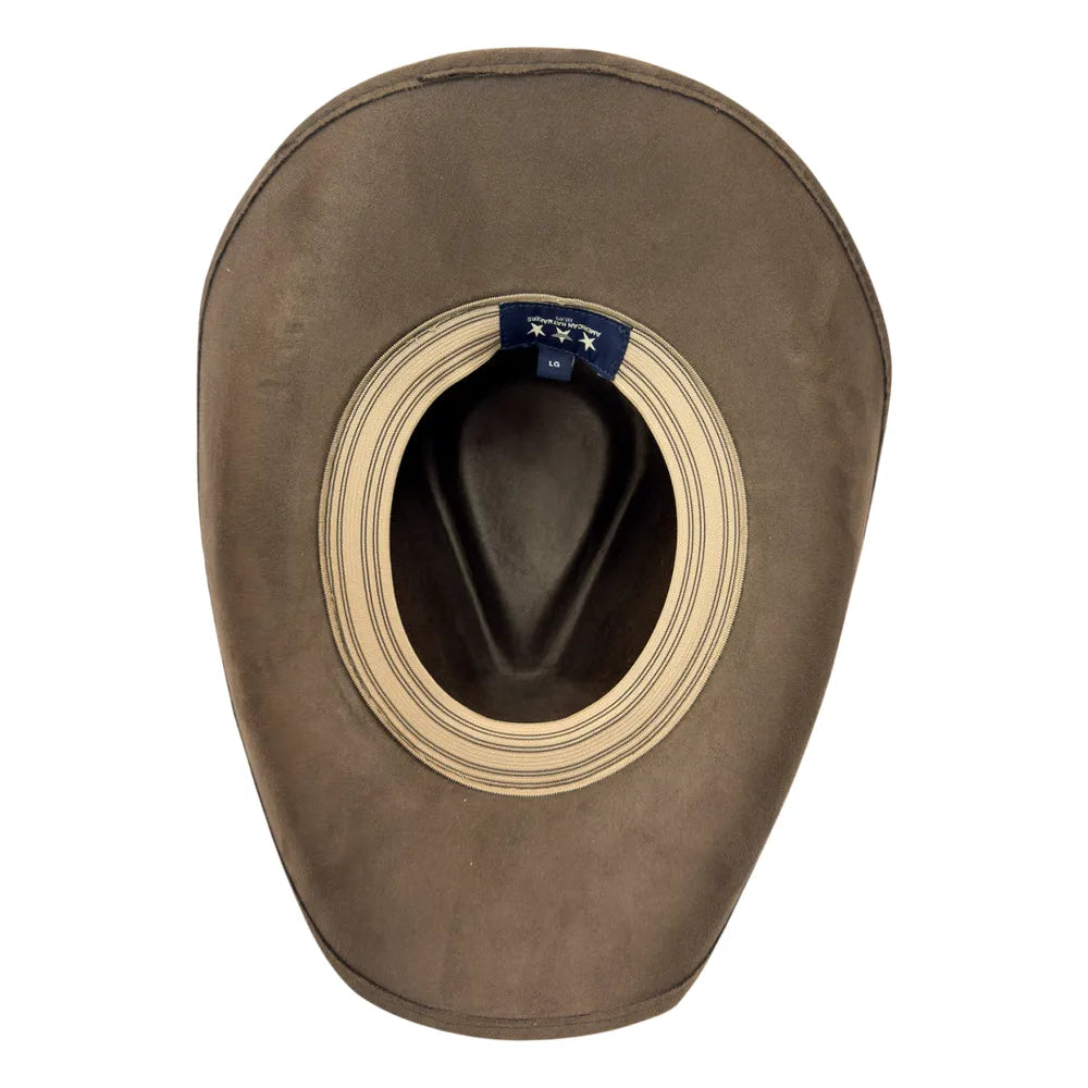 Lawman | Womens Faux Suede Cowgirl Hat