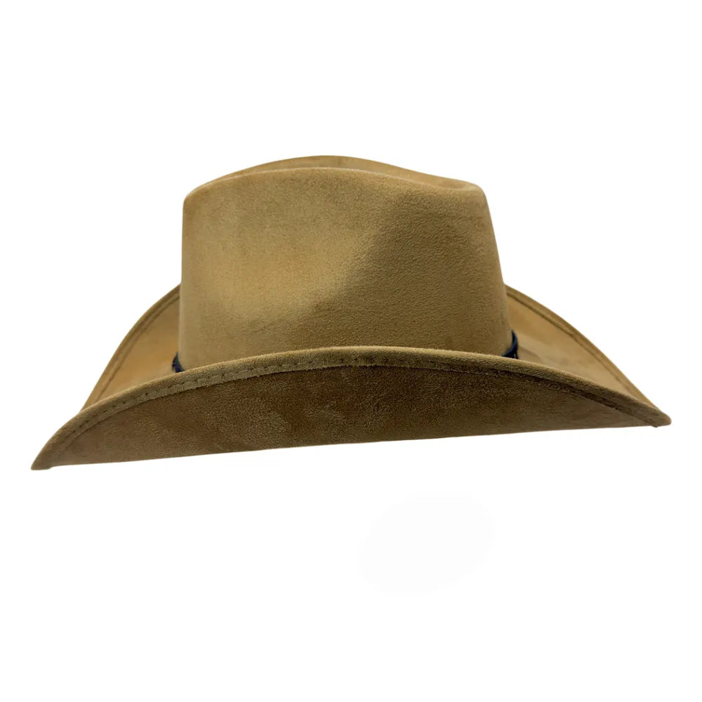 Lawman | Womens Faux Suede Cowgirl Hat