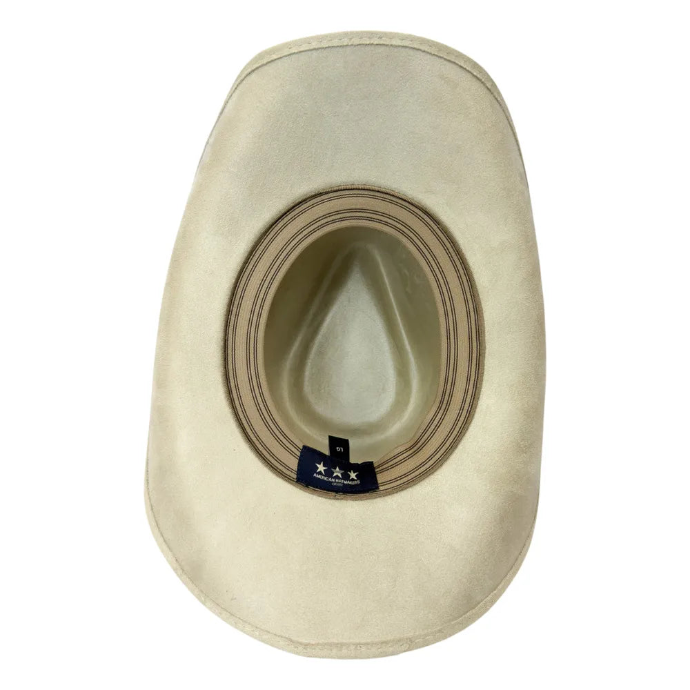 Lawman | Womens Faux Suede Cowgirl Hat