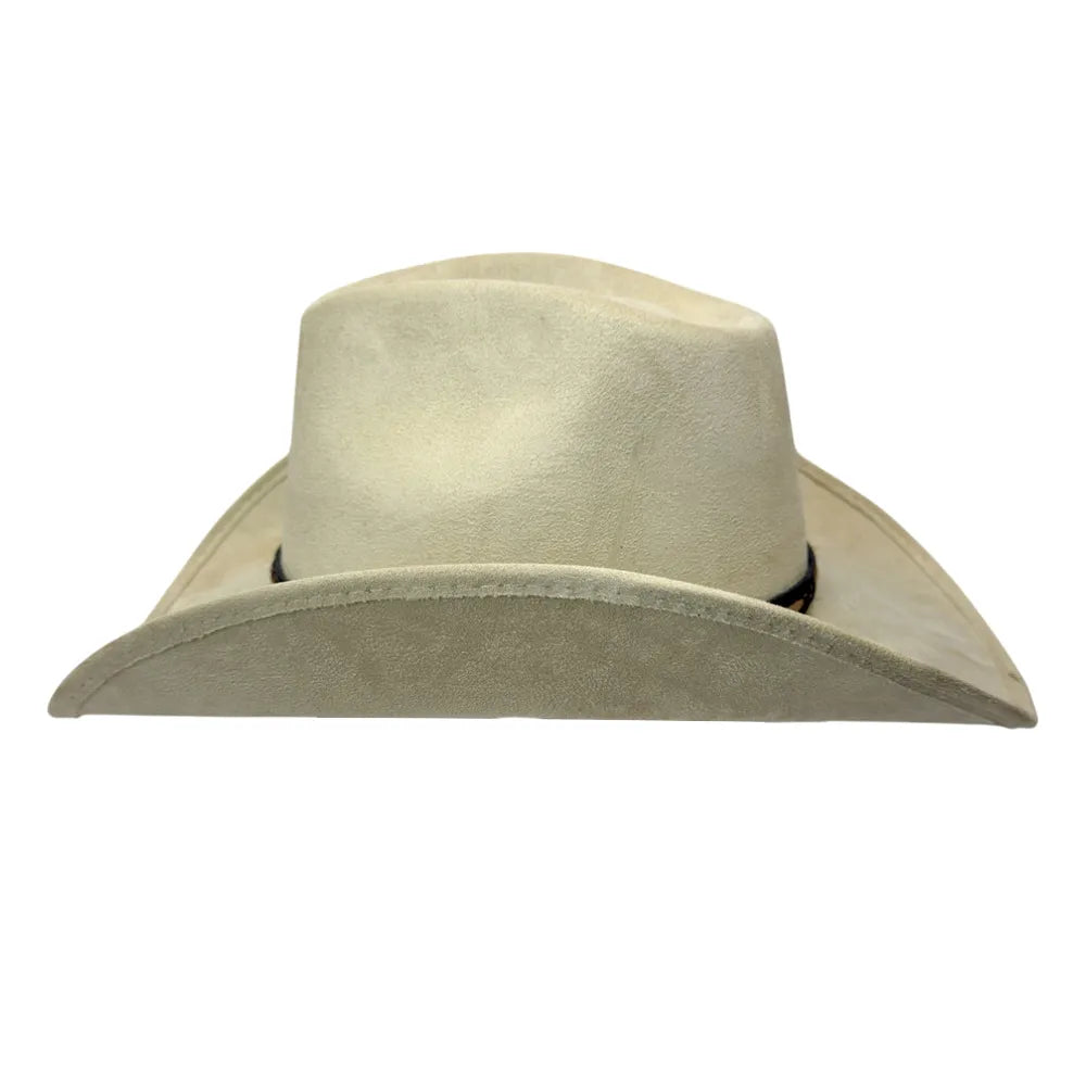 Lawman | Womens Faux Suede Cowgirl Hat