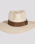 Lennox | Mens Glazed Toyo Straw Outback Wide Brim Sun Hat