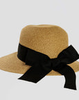 Lucie Toast Sun Straw Hat Back View