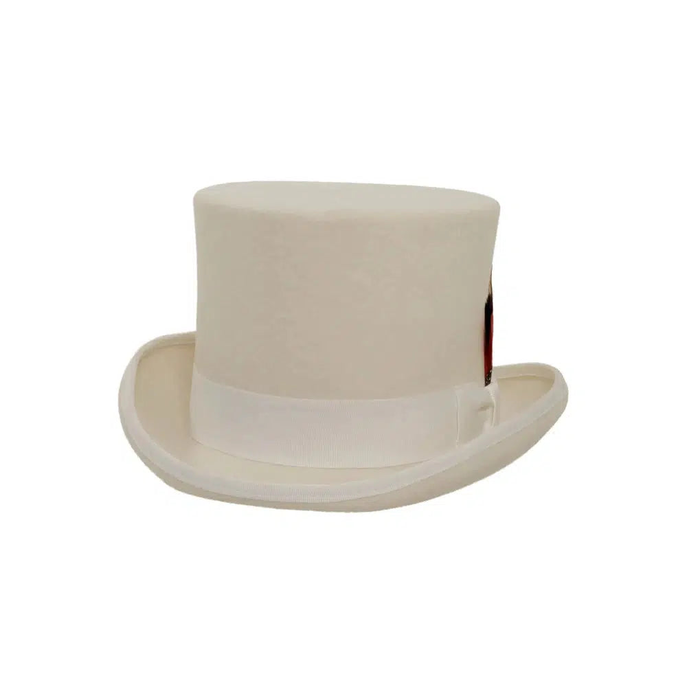 White Canvas Taco Western Hat - Toll Booth Saddle Shop