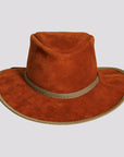 McKinley | Mens Genuine Leather Outback Hat with Suede Trim