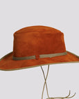 McKinley | Womens Genuine Leather Outback Hat with Suede Trim