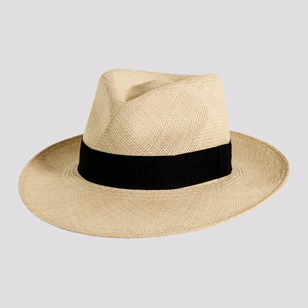 Medellin | Mens Natural Fedora Genuine Panama Hat