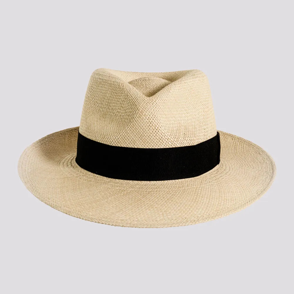 Medellin | Womens Natural Fedora Genuine Panama Hat