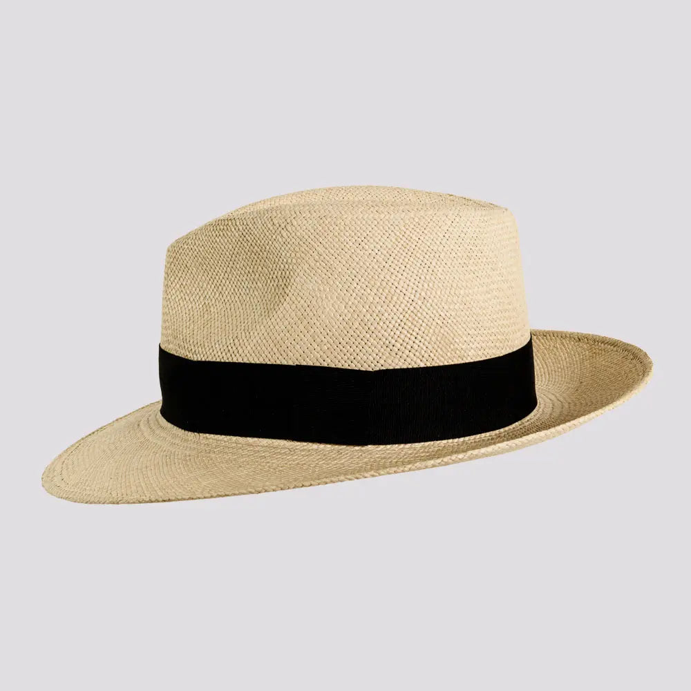 Medellin | Womens Natural Fedora Genuine Panama Hat
