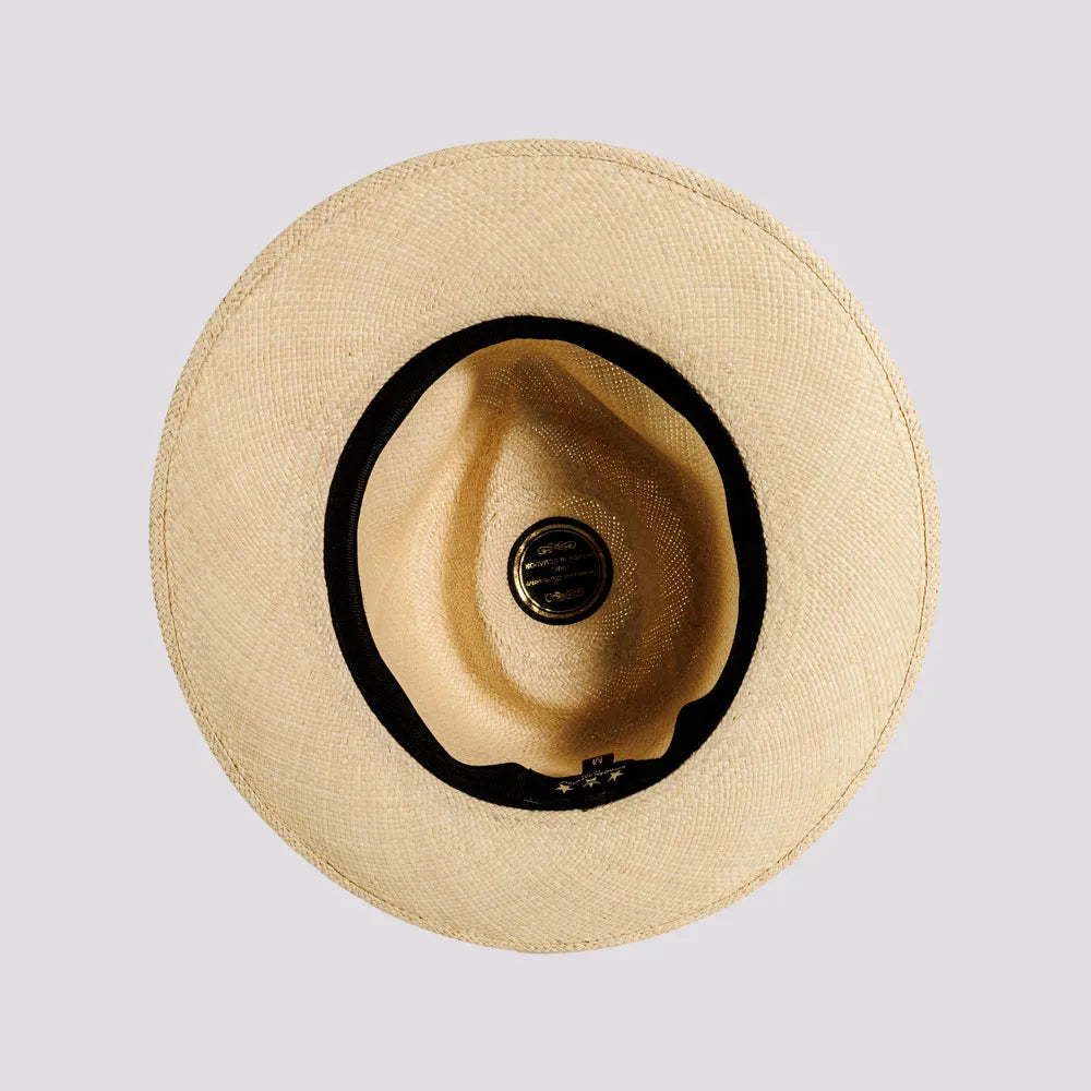 Medellin | Mens Natural Fedora Genuine Panama Hat