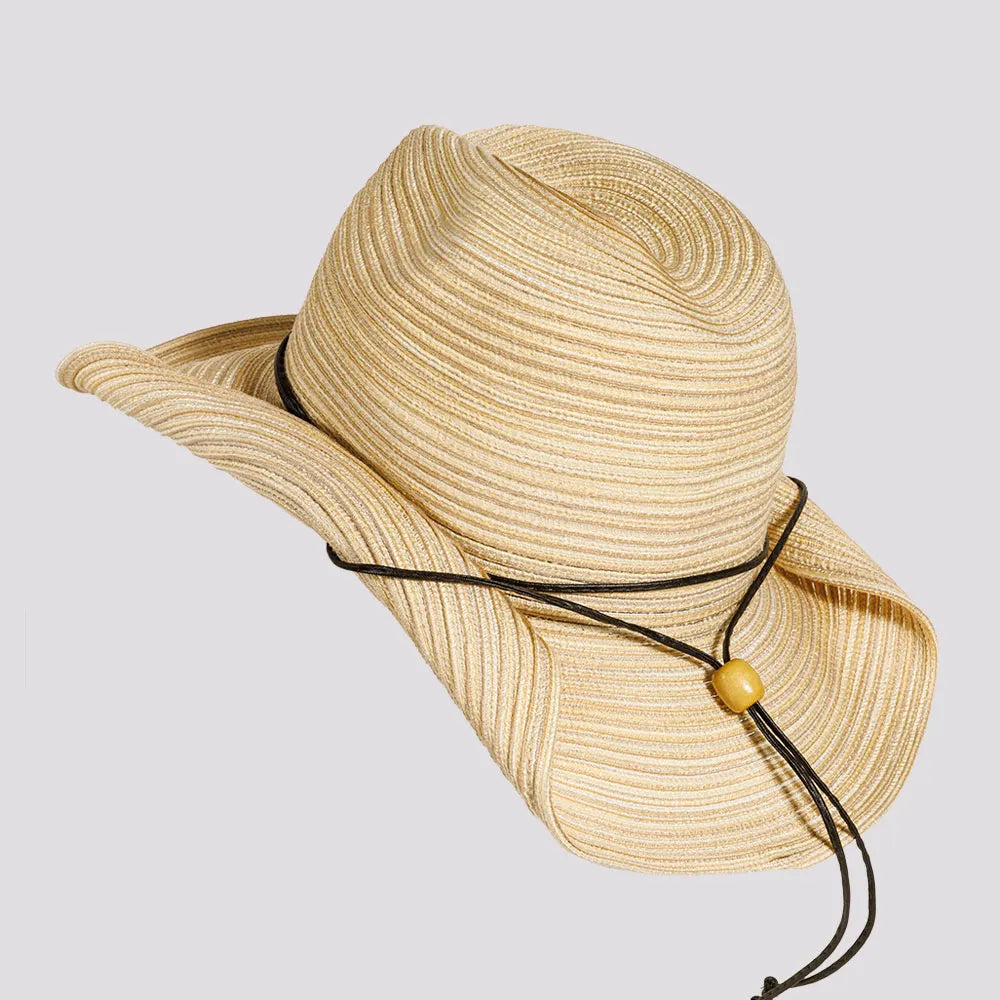 Memphis | Womens Rolled Brim Polybraid Western Cowgirl Hat