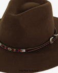 Mika | Beaded Leather Hat Band