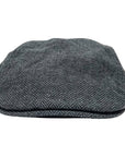 Mikey Charcoal Plaid Flat Cap Newsboy by American Hat Makers
