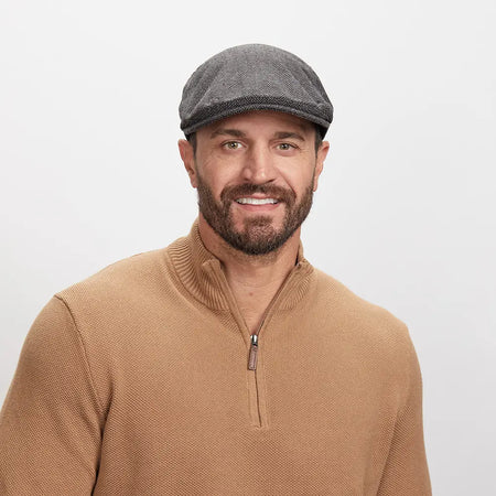 Mikey Mens Newsboy Flat Cap – American Hat Makers